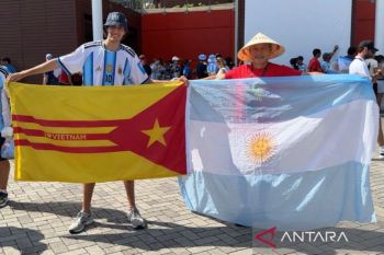 Piala Dunia 2026 - Warga negara dari luar Argentina dukung Messi di Atlanta