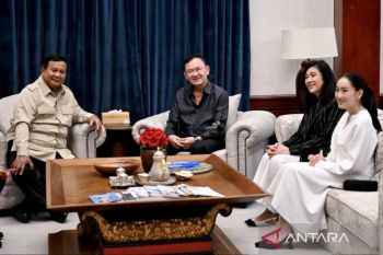 Presiden Prabowo terima Thaksin beserta Paetongtarn Shinawatra di Kertanegara