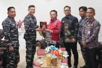 Pemkab Kapuas perkuat sinergi dengan Lanal Banjarmasin tingkatkan keamanan daerah