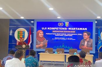 Tingkatkan kualitas wartawan, PWI Lampung gelar UKW Angkatan ke-38