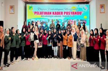 Kader Posyandu Lanjas dilatih untuk tingkatkan kualitas layanan kesehatan masyarakat
