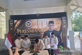 Menhaj resmikan gedung baru Asrama Haji Embarkasi Banjarmasin Kalsel