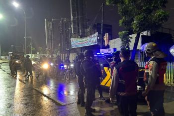 Brimob Polda Sumut patroli KRYD di Medan ciptakan situasi aman dan kondusif