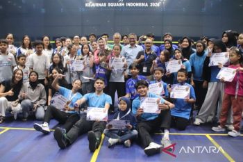 Jawa Barat juara umum Kejurnas Squash 2026 dengan 11 medali emas