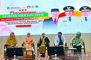 Pemprov Kalbar canangkan Sejuta Vaksin HPV cegah kanker serviks