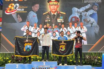 Polda Sulteng raih 3 medali emas pada Kejurnas Taekwondo Kapolri Cup