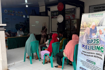 Pemberian informasi langsung : Sosialisasi Program JKN di Desa Kampung Baru Kabupaten Sijunjung