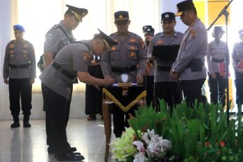 Kapolda Babel pimpin sertijab sejumlah PJU hingga kapolres, ini nama-namanya