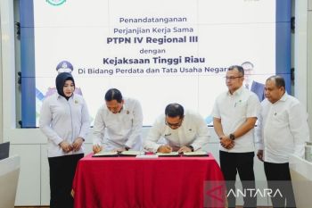 PTPN IV Regional III-Kejati Riau perkuat sinergi kawal transformasi bisnis berkelanjutan