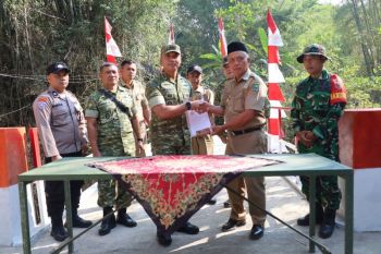Dandim Magetan resmikan Jembatan Perintis Garuda antardesa di Ngaglik