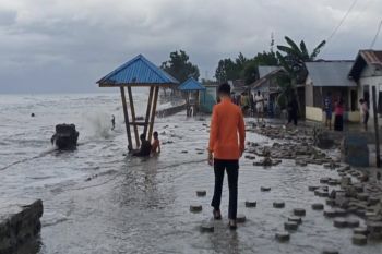 BPBD Parigi Moutong segera pasang tanggul darurat di wilayah terdampak abrasi