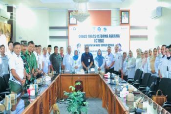 Bupati HSU pimpin rapat Integrasi GTRA Tahun 2026