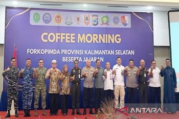 Kapolda Kalsel inisiasi temu Forkopimda tunjukkan kekompakan