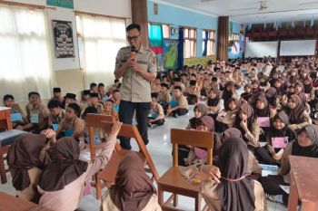 Tagana Tasikmalaya edukasi siswa tentang persiapan mitigasi kebencanaan