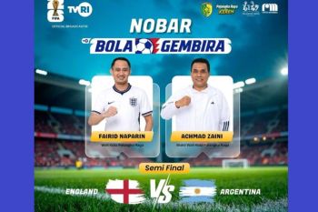 Pemkot Palangka Raya gelar nobar Semi Final Piala Dunia