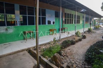Lokasi ledakan bom rakitan di Padang