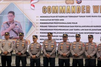 Polres Dharmasraya sosialisasikan "Commander Wish" Kapolda Sumbar