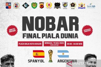 Pemkot Bogor gelar nobar final Piala Dunia di Plaza Balai Kota