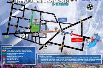 Polres Pacitan terapkan rekayasa lalu lintas untuk Festival Rontek