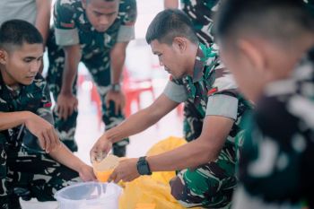 PT Vale latih prajurit Yonif 869 Taawu pertanian organik dukung ketahanan pangan