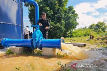 Perumda Air Minum Natuna uji distribusi air dari Embung Sebayar