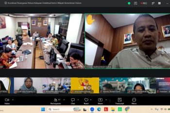 Kemenkum Sulbar sinergi penanganan perkara KI bersama DJKI