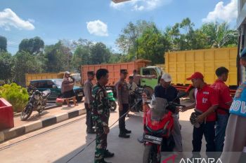 Polres Bangka Tengah tertibkan kendaraan tangki modifikasi di SPBU
