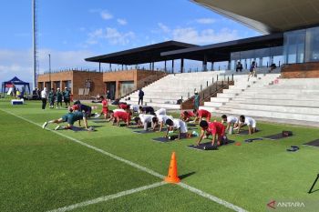 Timnas Indonesia pertajam taktik melalui latihan bersama di Gianyar jelang Piala AFF 2026
