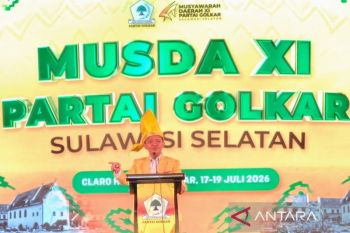 Bahlil buka Musda Partai Golkar Sulsel di Makassar