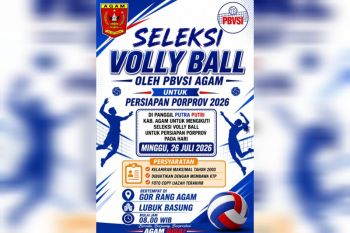 PBVSI Agam gelar seleksi atlet ikuti Porprov