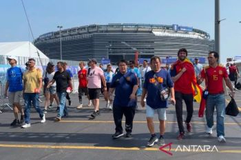 Suporter dan jurnalis padati stadion final Piala Dunia 2026