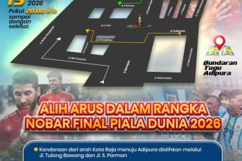 Polresta Bandarlampung rekayasa lalu lintas saat final Piala Dunia 2026