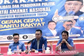 Pengurus baru DPD PAN Kotim langsung tancap gas