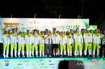 Lewat Riau Bhayangkara Run, BRK Syariah kampanyekan Gaya Hidup Sehat dan Literasi Keuangan Syariah