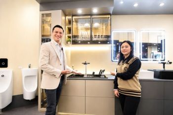 Christian Sugiono bagikan kiat pilih bak cuci piring di dapur