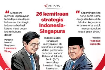 26 kemitraan strategis Indonesia-Singapura
