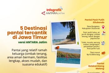 5 destinasi pantai tercantik di Jawa Timur versi ANTARA Jatim