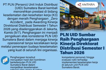 PLN UID Sumbar Raih Penghargaan Kinerja Direktorat Distribusi Semester I Tahun 2026