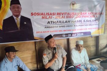 Anggota DPRD Kalsel Athaillah Sosrev diwarnai penyampaian aspirasi