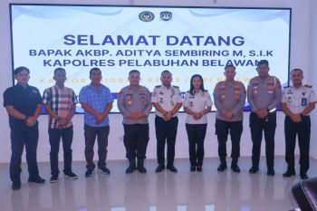 Kapolres kunjungi Imigrasi Belawan perkuat sinergi pengawasan kru Kapal WNA