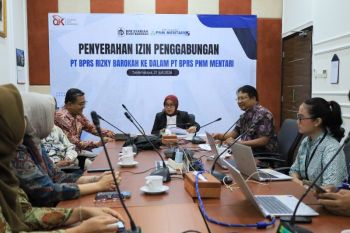 OJK setujui penggabungan BPRS Rizky Barokah kepada PNM Mentari