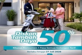 PLN beri diskon tambah daya 50 persen dukung belajar anak di rumah