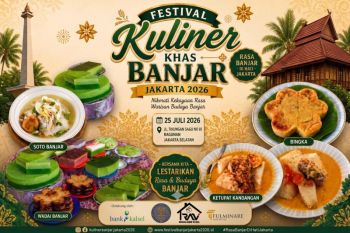 Bank Kalsel jadi sponsor Festival Kuliner Khas Banjar Jakarta 2026