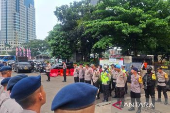 706 personel disiagakan untuk amankan unjuk rasa di Jakarta Pusat