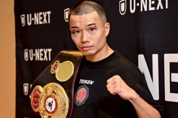 Petinju Riku Masuda menang angka atas Higa untuk merebut sabuk juara dunia WBA