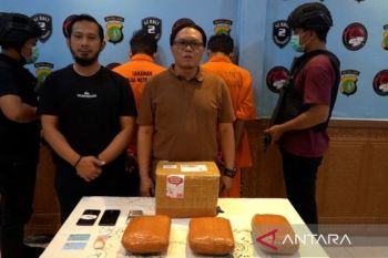 Polisi gagalkan peredaran ganja melalui jasa ekspedisi