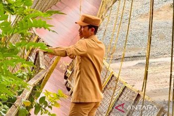 Pemkab Aceh Barat percepat perbaikan jembatan gantung di lintasan Jambak-Canggai