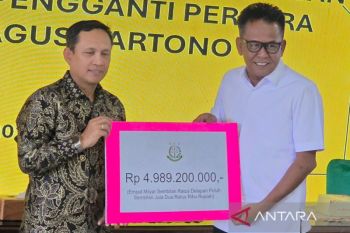 Kejari Semarang setor Rp4,9 M, dari kasus korupsi Agus Hartono