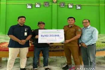 BPJS Ketenagakerjaan Batulicin salurkan dana santunan Rp162,3 juta