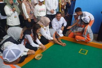 Selvi Gibran bernostalgia dengan permainan tradisional pada puncak peringatan HAN